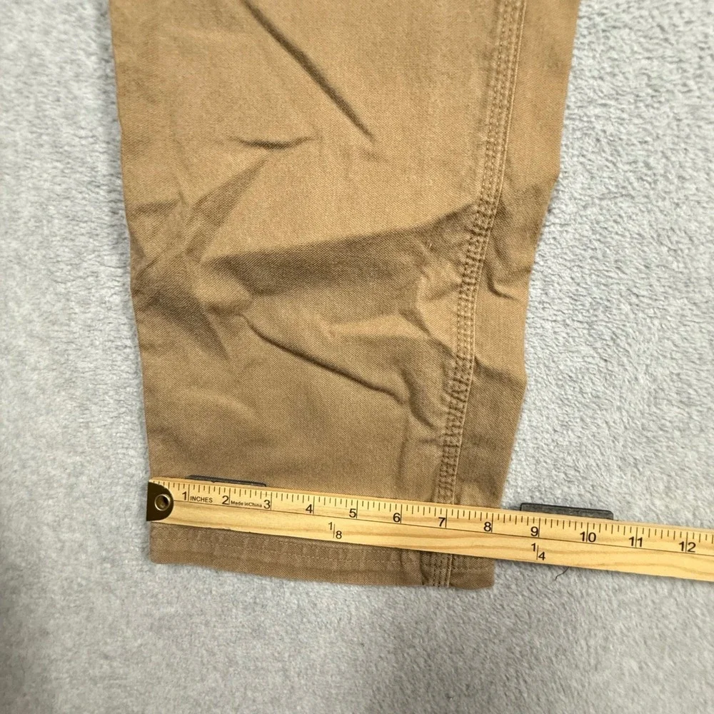 Milwaukee M650 Work Pant Mens 34x32 Brown Canvas Utility Carpenter Trousers